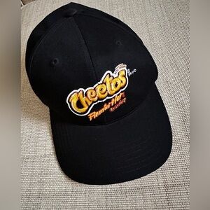 Cheetos Crunchy Flaming Hot Baseball Cap Adjustable Back Buckle Black